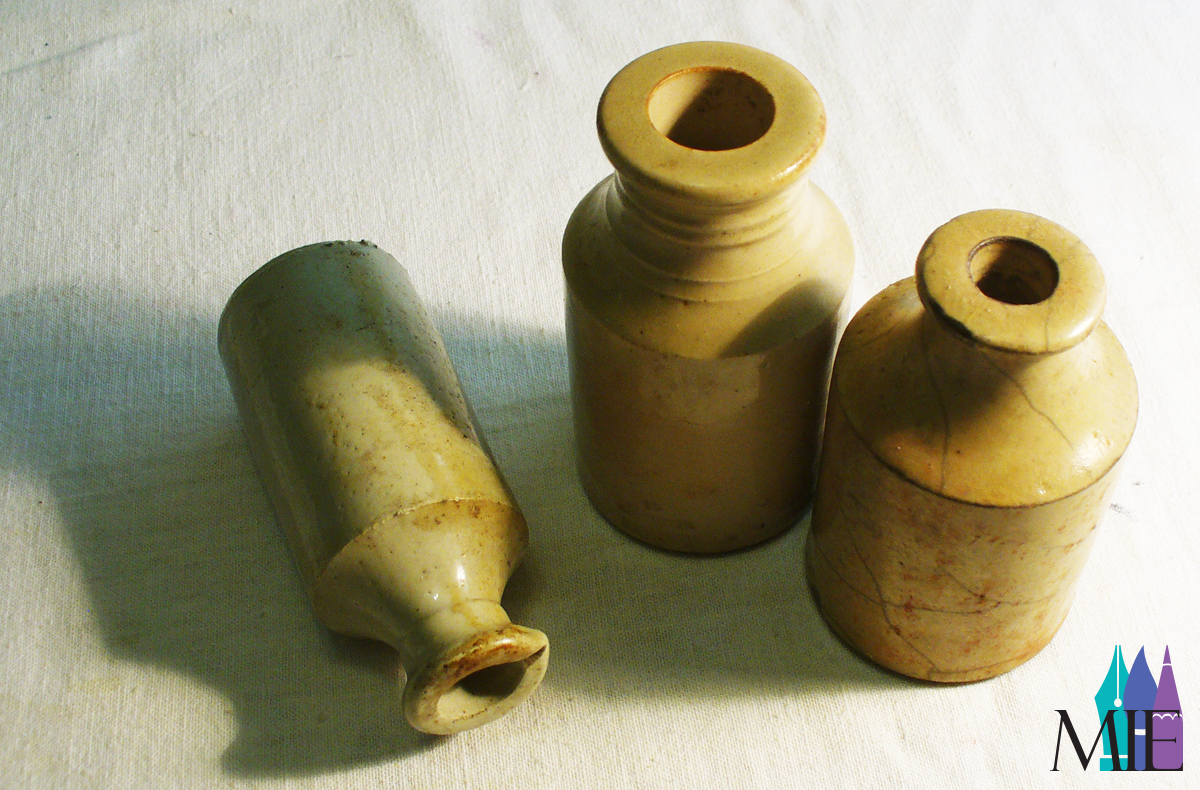 tintero de vidrio