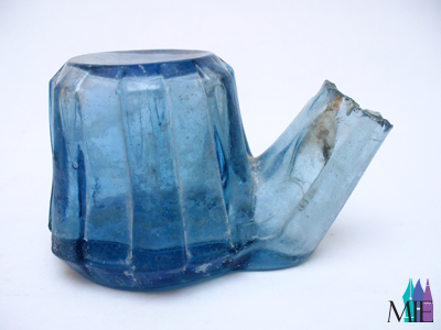 tintero tetera azul