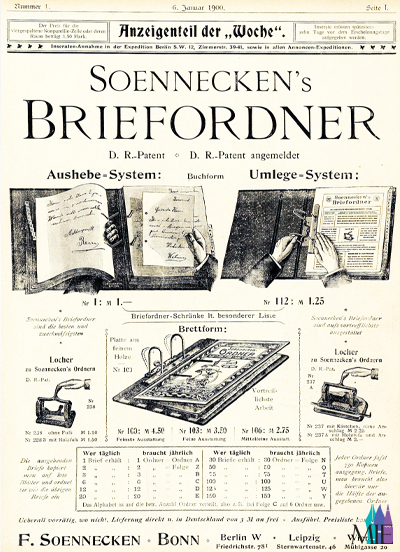 catálogo Soennecken