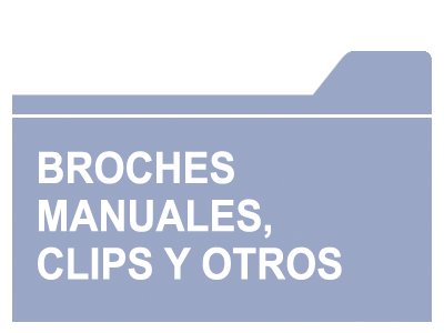 título broches manuales
