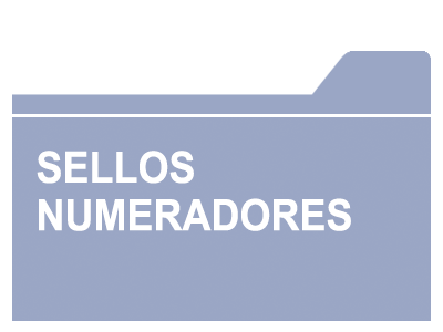título sellos numeradores