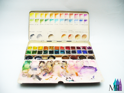 caja de acuarelas