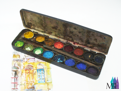 caja de acuarelas